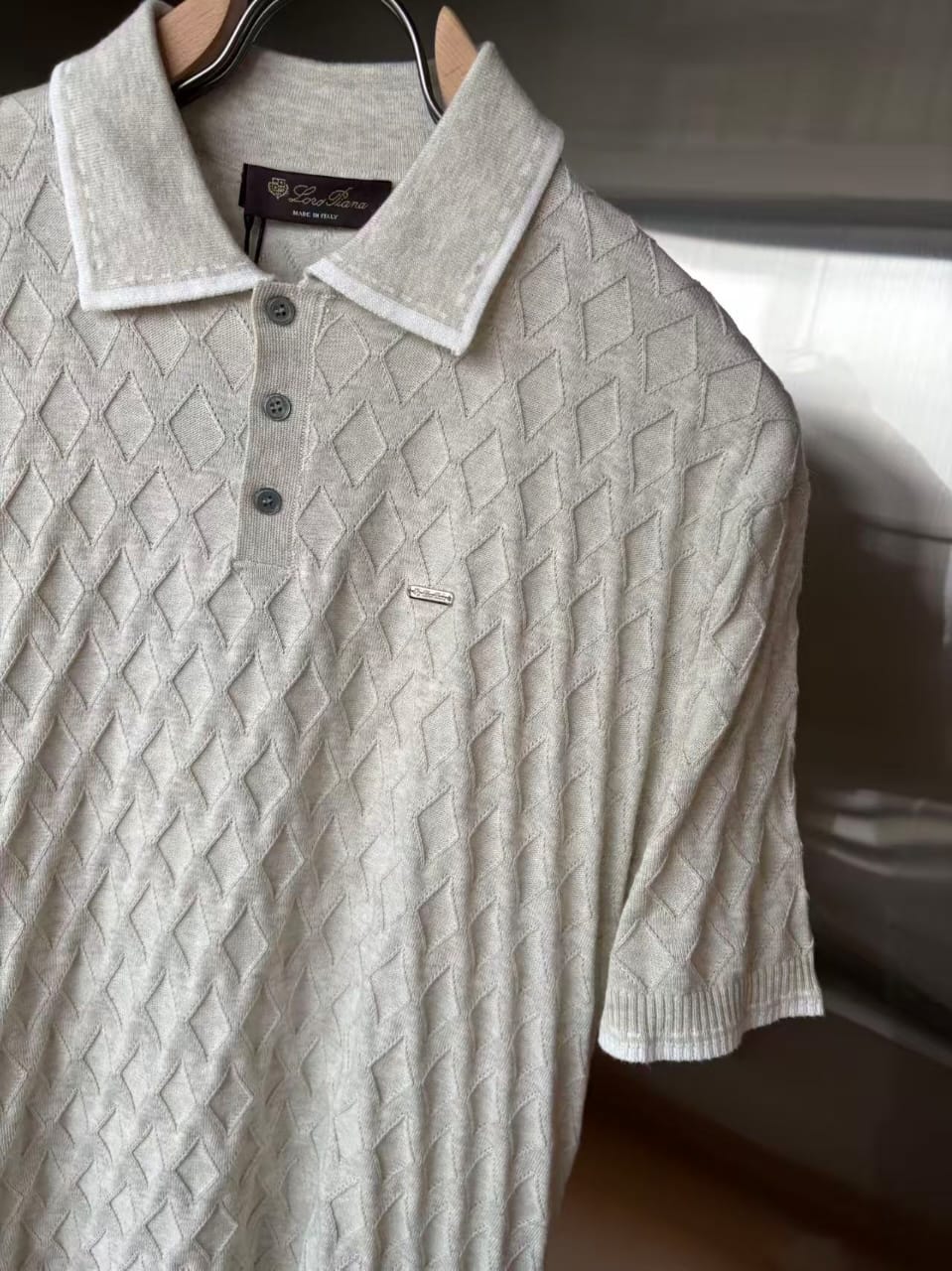 Loro Piana - Ribbed Cashmere and Silk Polo Shirt