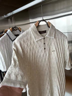 Loro Piana - Ribbed Cashmere and Silk Polo Shirt