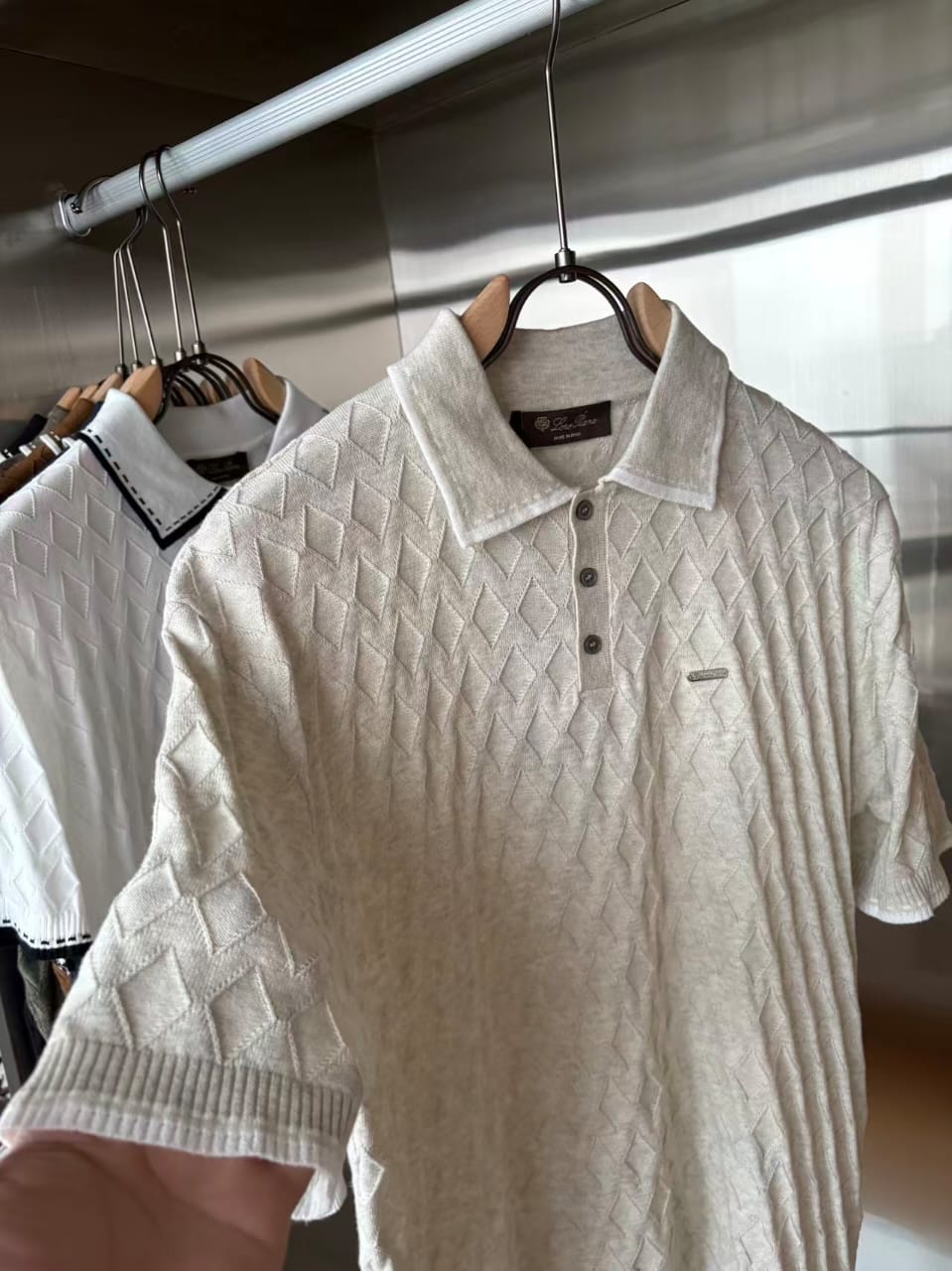 Loro Piana - Ribbed Cashmere and Silk Polo Shirt