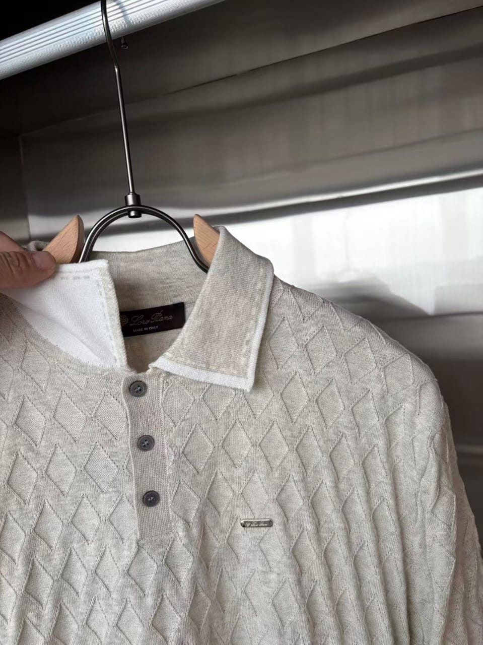 Loro Piana - Ribbed Cashmere and Silk Polo Shirt