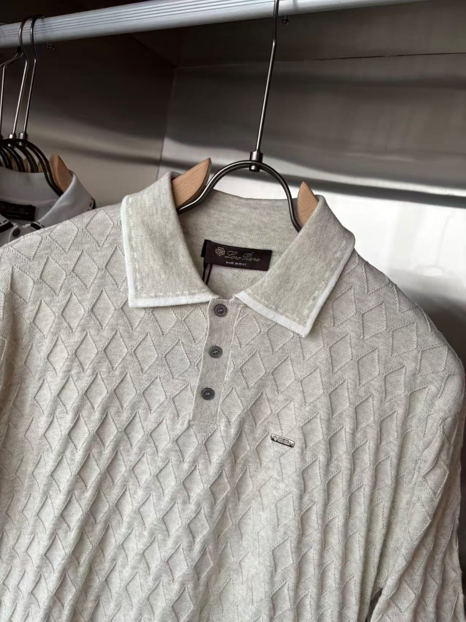 Loro Piana - Ribbed Cashmere and Silk Polo Shirt