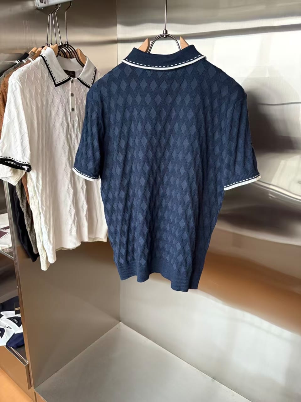 Loro Piana - Diamond-Weave Silk and Cotton Knit Polo