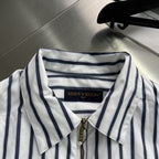Louis Vuitton - Striped Zip-Up Overshirt