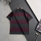 Louis Vuitton - Monogram Striped Knit T-Shirt