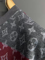 Louis Vuitton - Monogram Striped Knit T-Shirt
