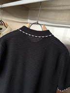 Loro Piana - Diamond-Stitch Knit Polo