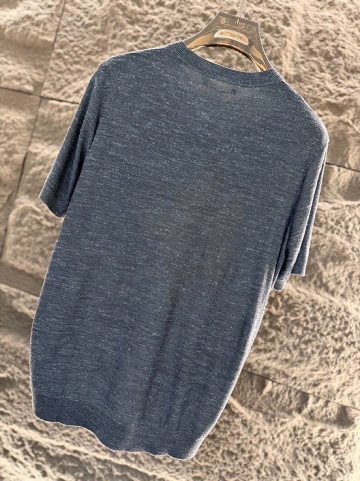 Loro Piana - Vertical-Stripe Knit T-Shirt