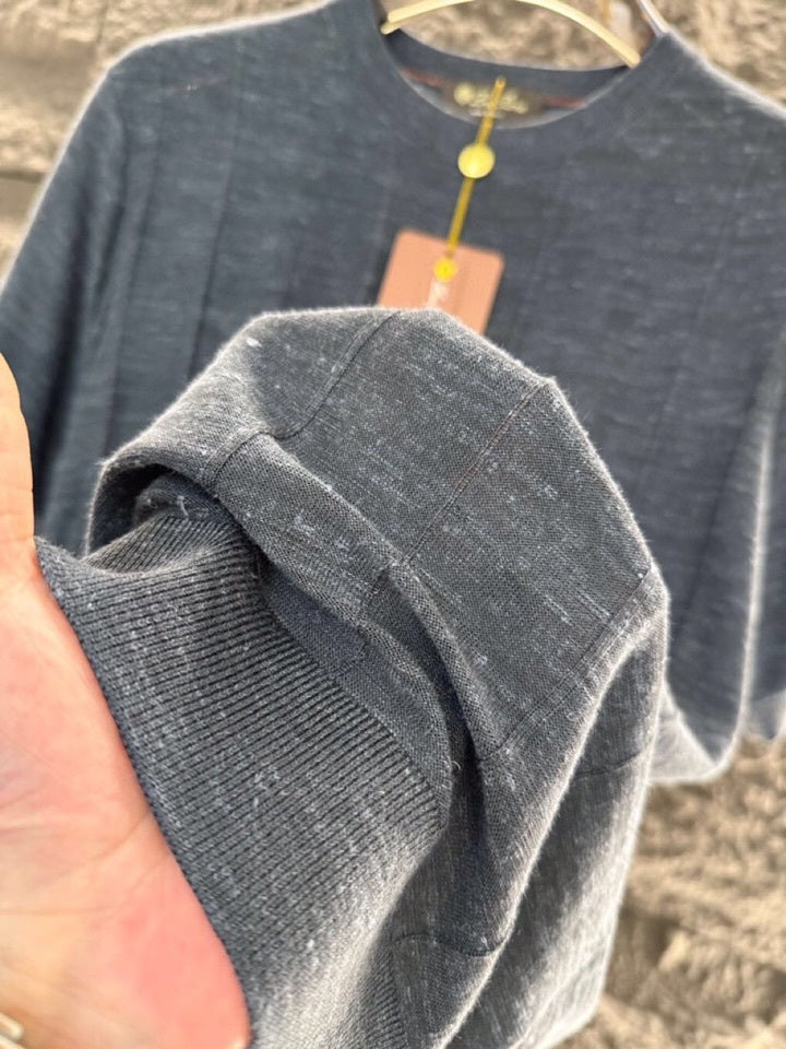 Loro Piana - Vertical-Stripe Knit T-Shirt