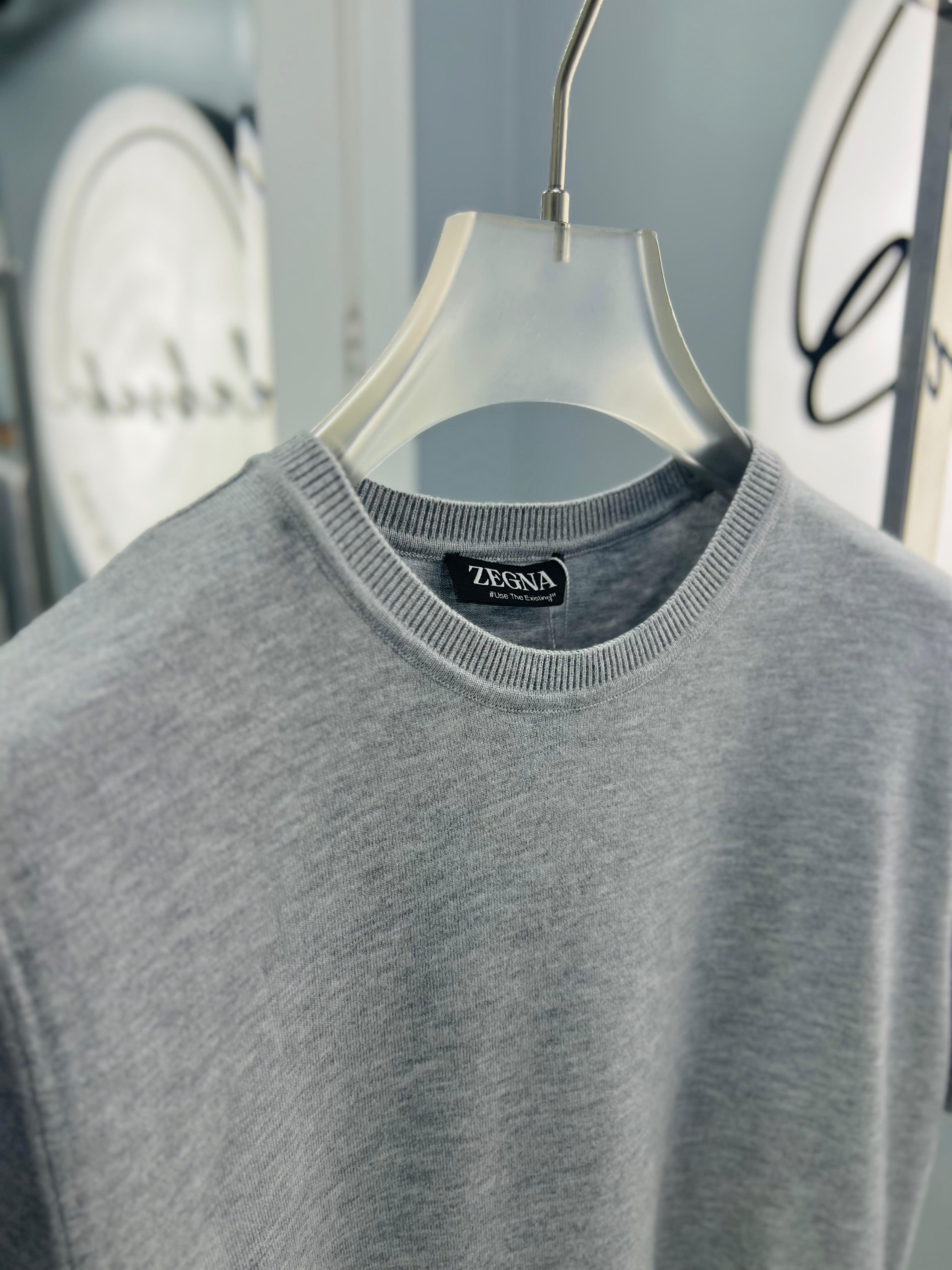Zegna - Cotton-Silk Knit T-Shirt