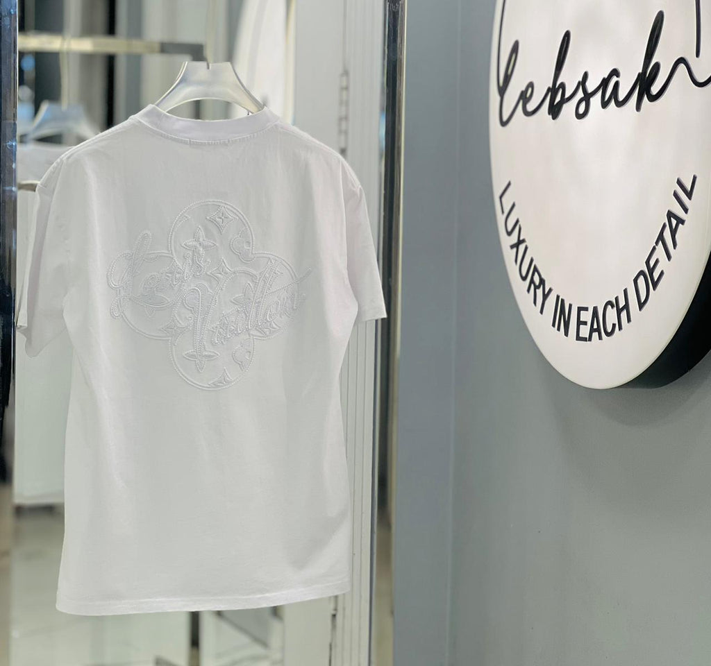 Louis Vuitton - Embroidered Monogram Flower T-Shirt