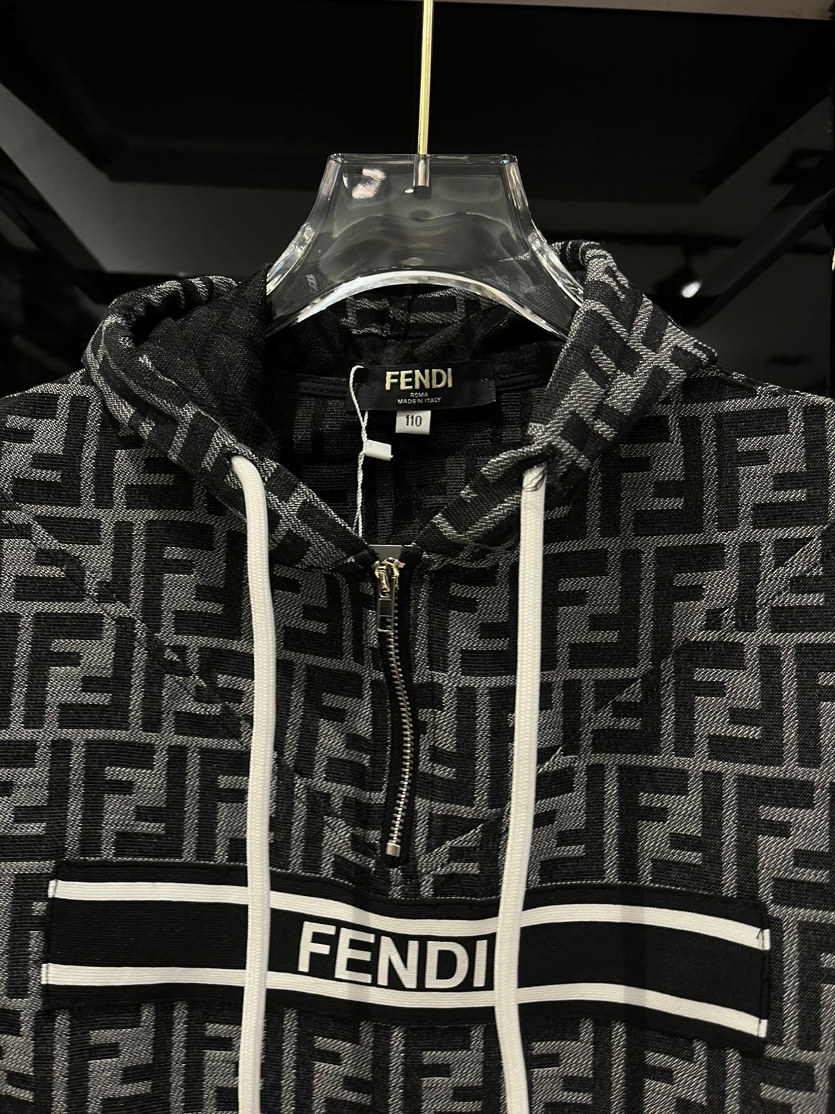 Fendi - Kids FF Monogram Hooded Set