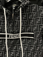 Fendi - Kids FF Monogram Hooded Set