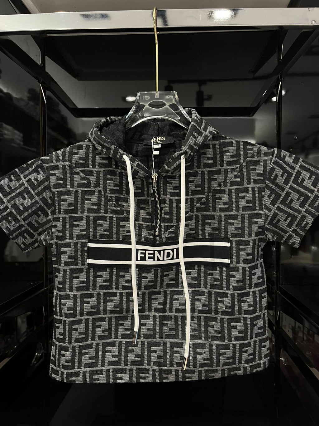 Fendi - Kids FF Monogram Hooded Set