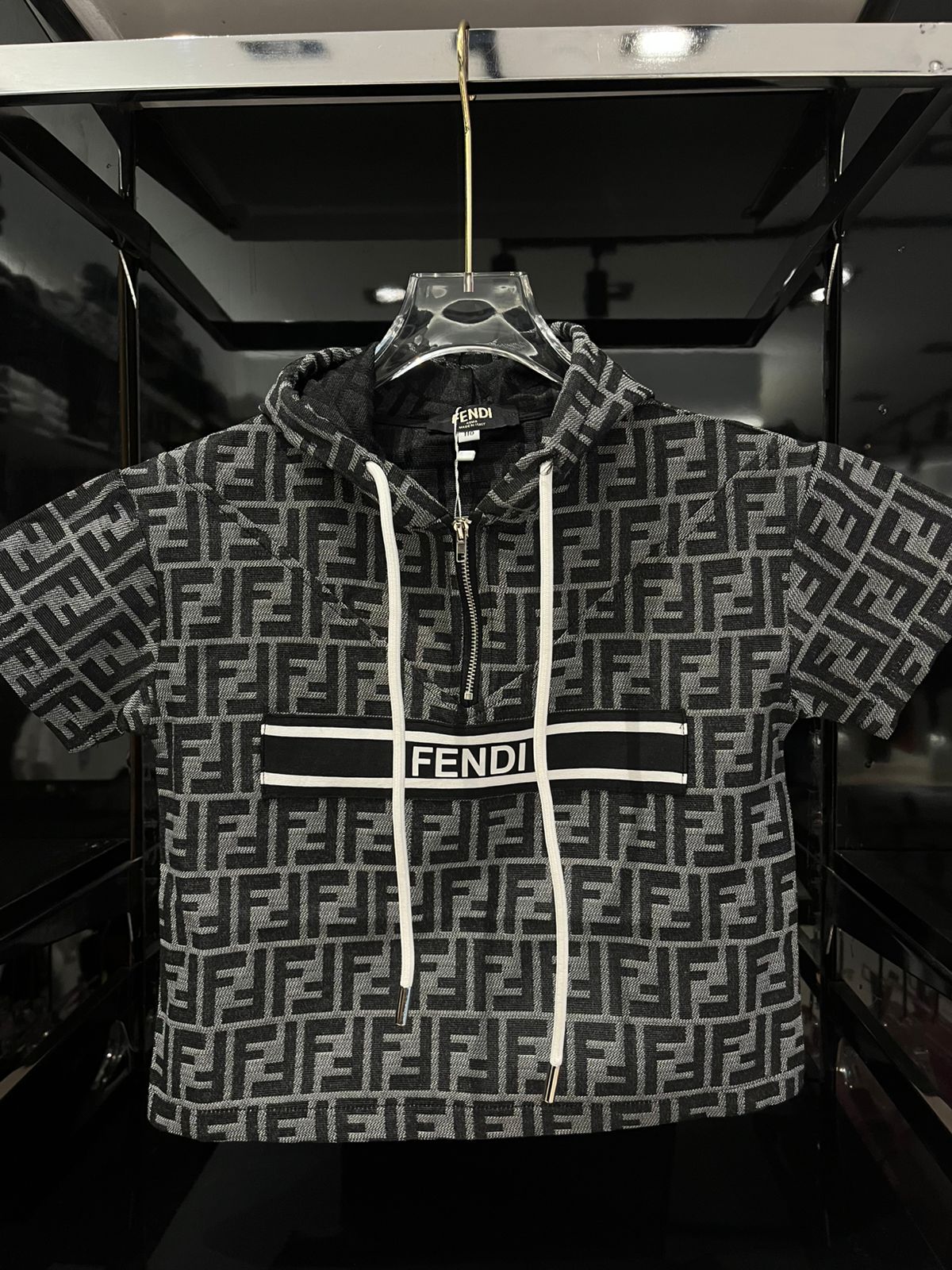 Fendi - Kids FF Monogram Hooded Set