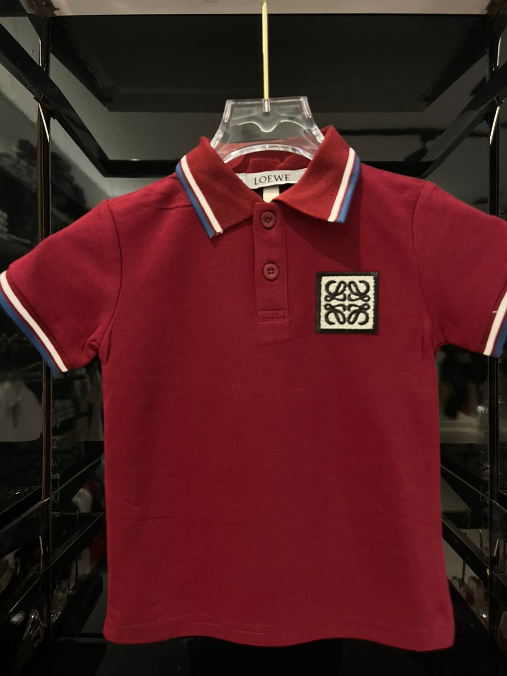 Loewe - Kids Anagram Patch Polo Shirt