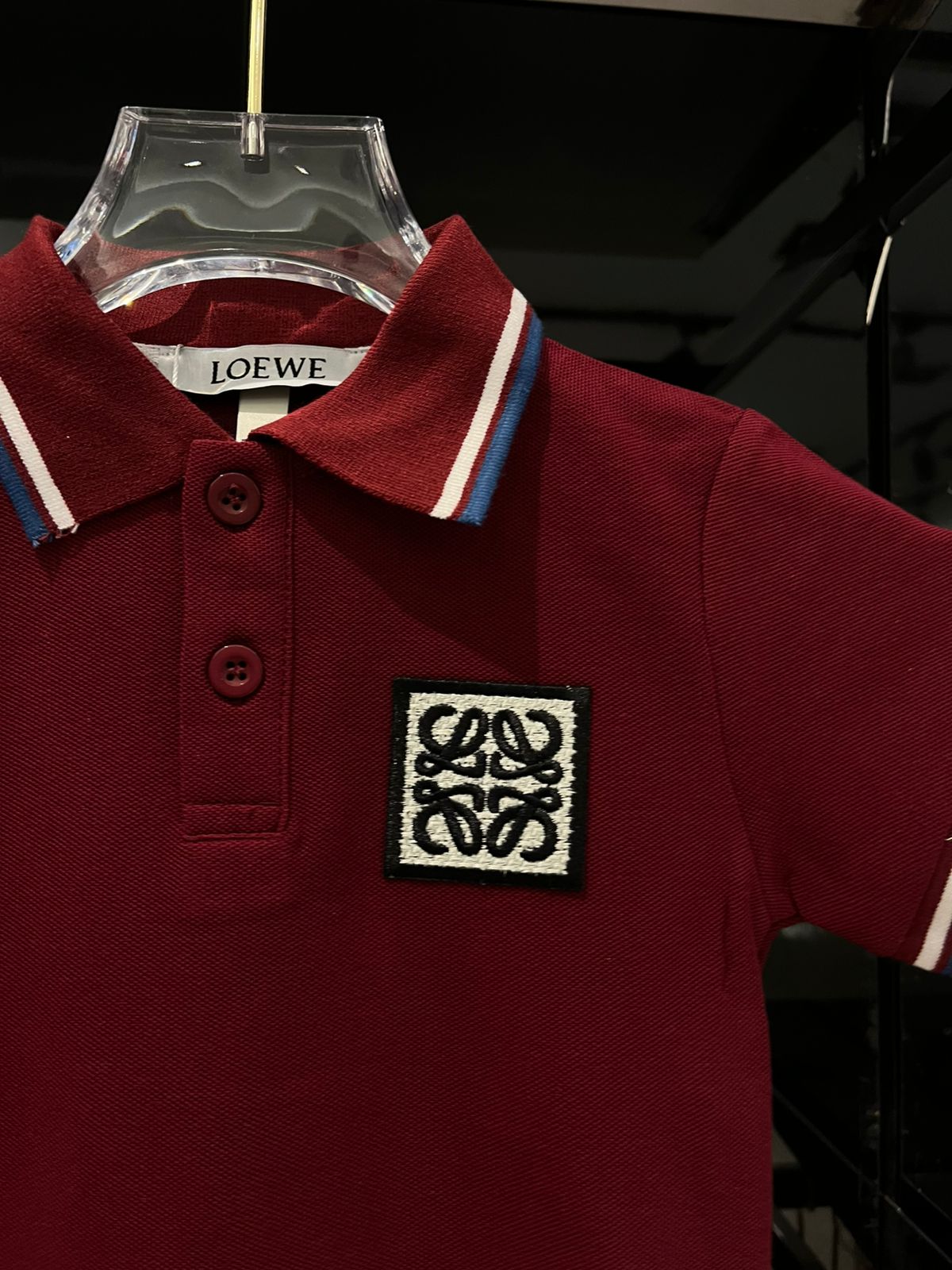 Loewe - Kids Anagram Patch Polo Shirt