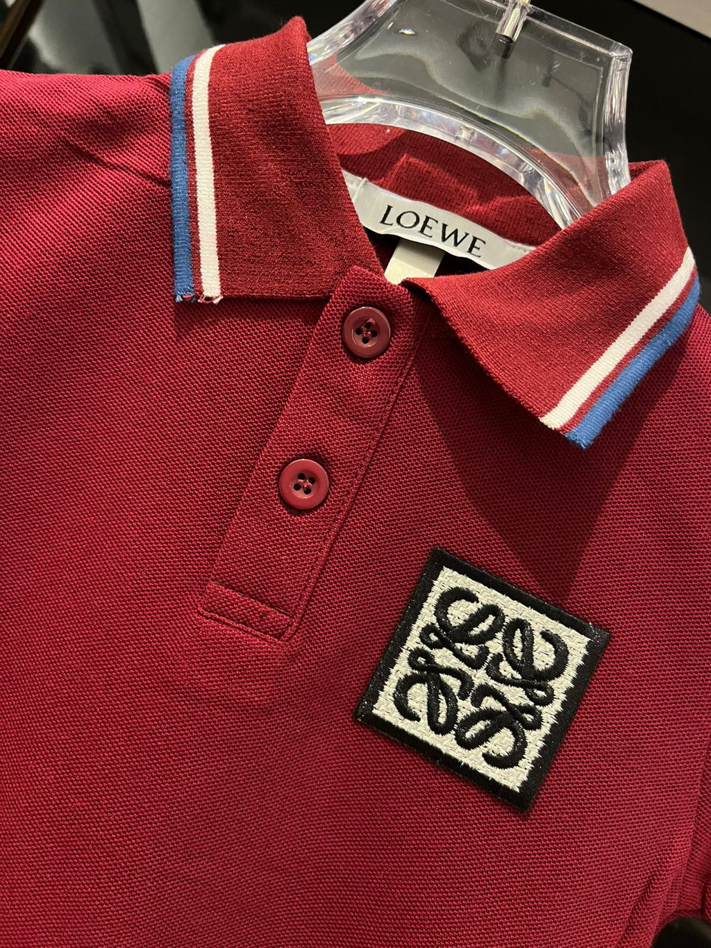 Loewe - Kids Anagram Patch Polo Shirt