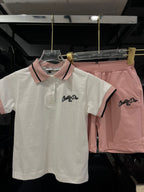 Dior - Kids Logo Polo and Shorts Set