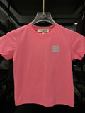 Miu Miu - Girls' Metallic Pleated Skirt and T-Shirt Ensemble
