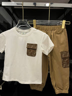 Fendi - Kids FF Monogram Pocket Set