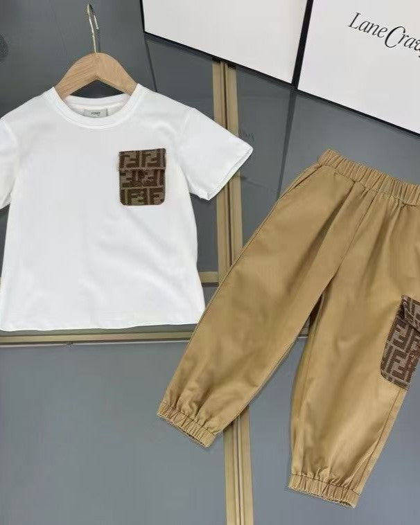 Fendi - Kids FF Monogram Pocket Set