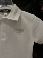 Fendi - Kids Embroidered Logo Polo and Chino Set