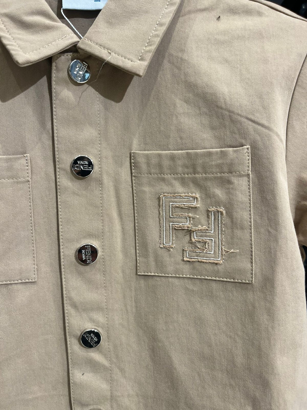 Fendi - Kids Embroidered FF Linen-Blend Set