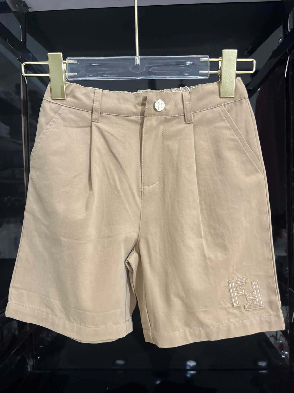 Fendi - Kids Embroidered FF Linen-Blend Set