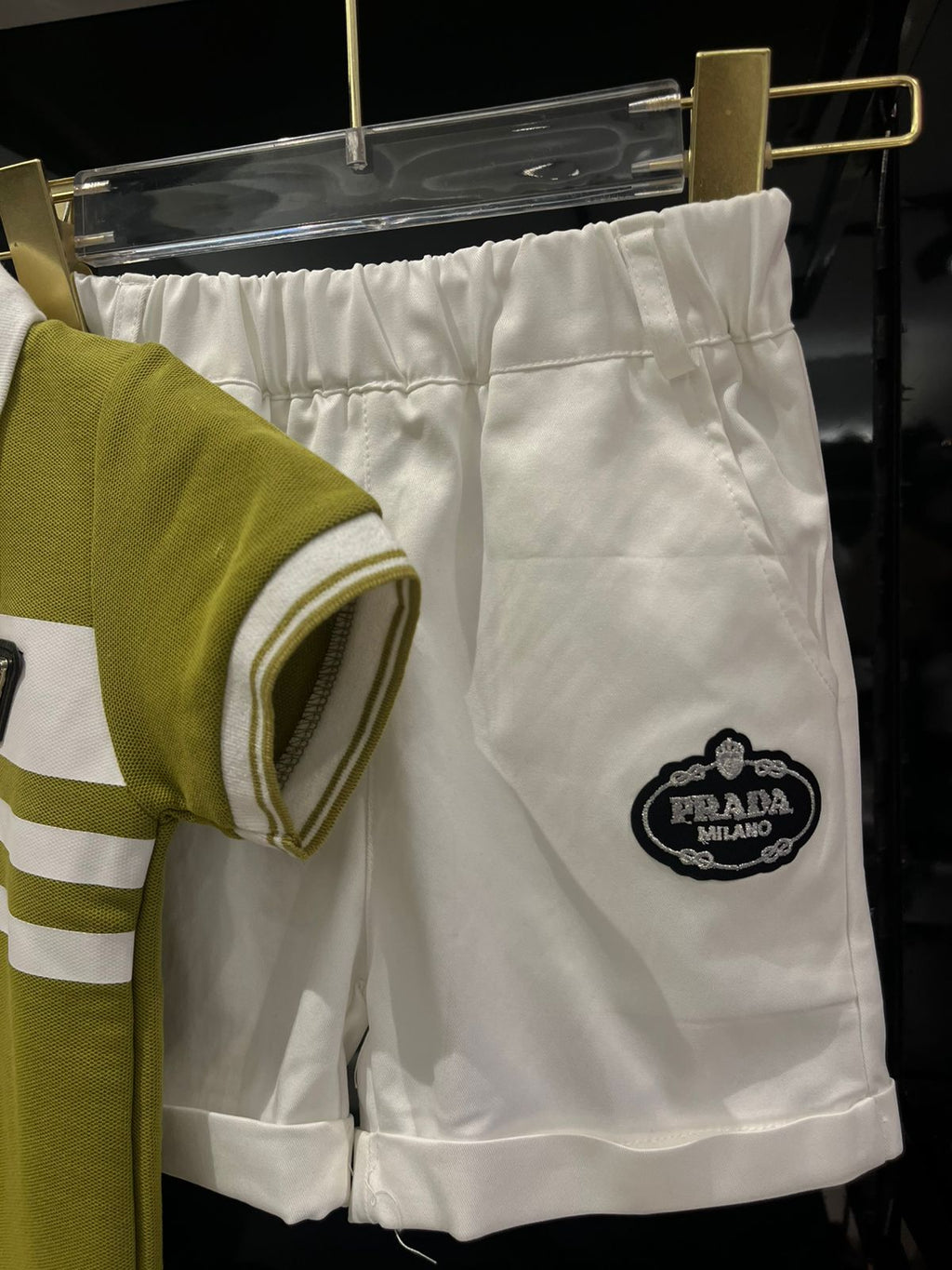 Prada - Kids Stripe Polo and Chino Set