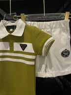 Prada - Kids Stripe Polo and Chino Set