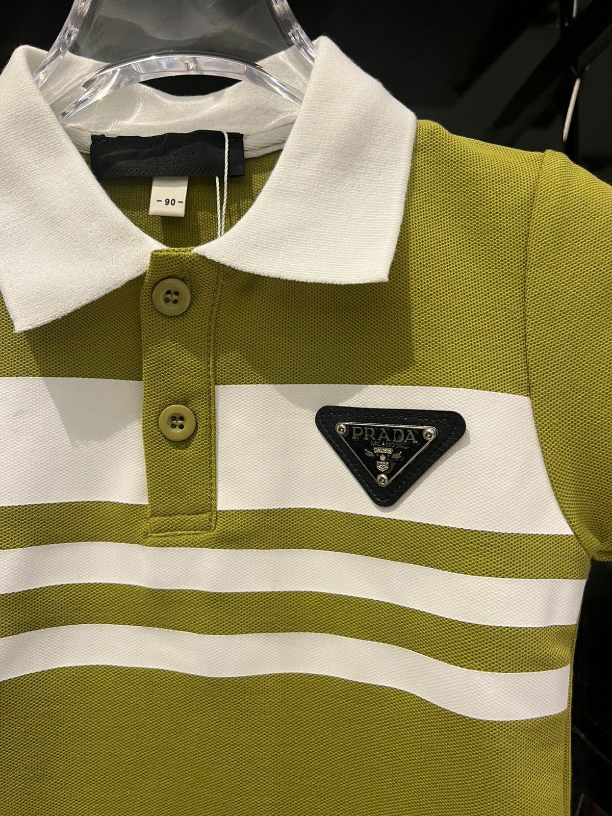 Prada - Kids Stripe Polo and Chino Set