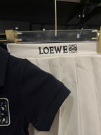 Loewe - Kids Anagram Polo and Pleated Skirt Set