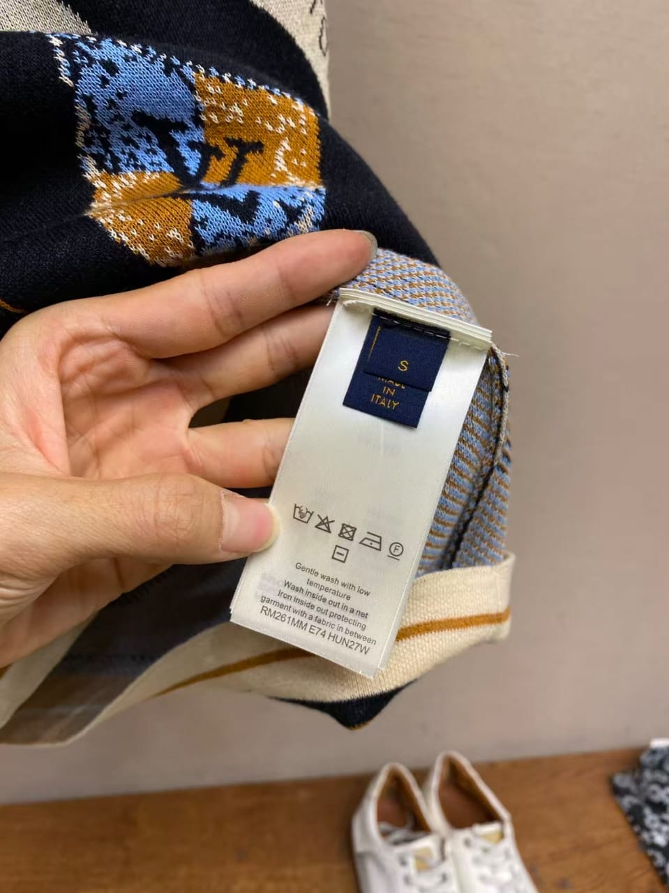 Louis Vuitton - Monogram Scarf-Print Knit T-Shirt