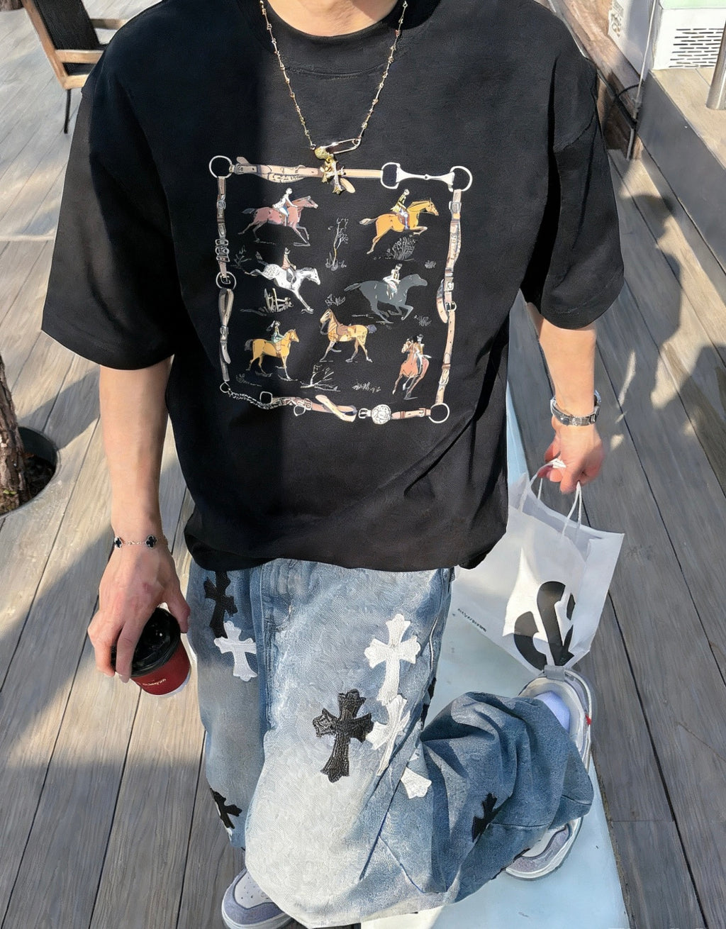 Hermès - "Cheval d'Orient" Graphic T-Shirt