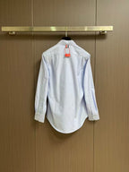 Thom Browne - Floral Embroidered Oxford Shirt