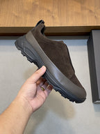 Zegna - Triple Stitch™ Suede & Leather Sneakers