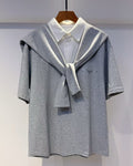 Maison Margiela - Trompe L'oeil Layered Polo Sweater