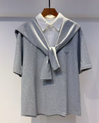 Maison Margiela - Trompe L'oeil Layered Polo Sweater