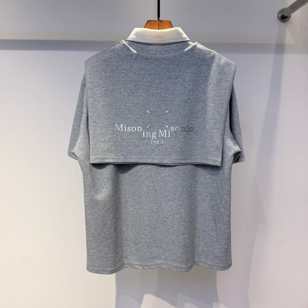 Maison Margiela - Trompe L'oeil Layered Polo Sweater
