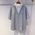 Maison Margiela - Trompe L'oeil Layered Polo Sweater