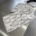 Loro Piana - André Silk-Linen Cocktail Print Shorts