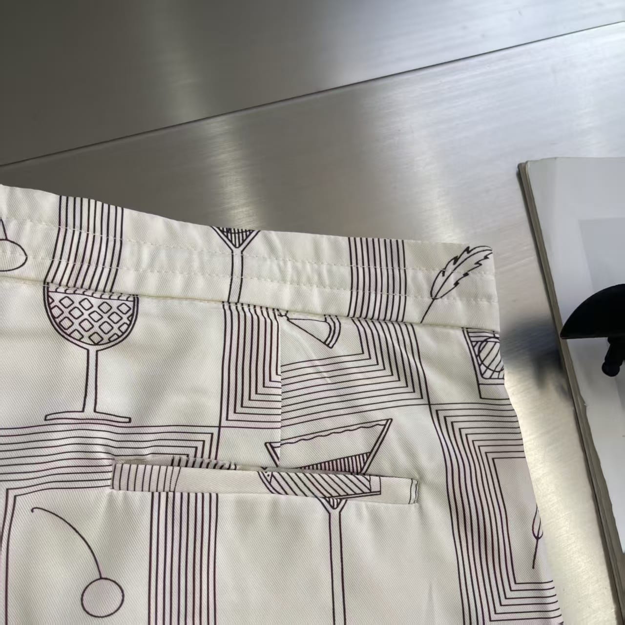 Loro Piana - André Silk-Linen Cocktail Print Shorts