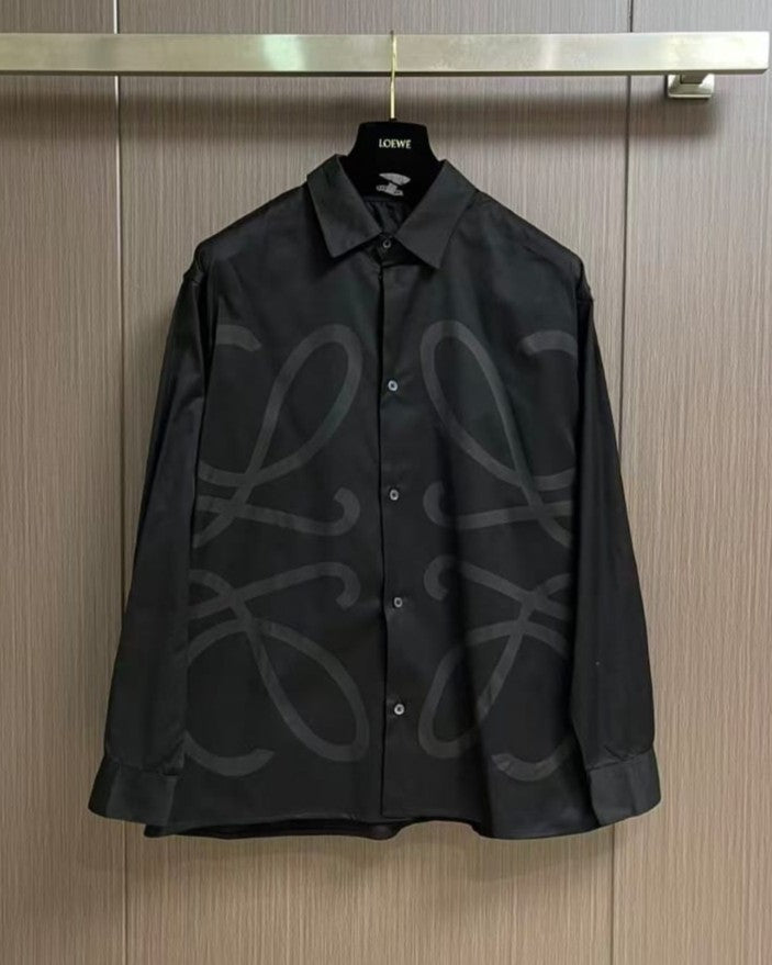 Loewe - Oversized Anagram Silk Shirt