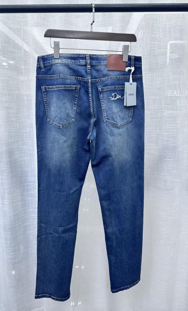 Dior - Slim-Fit Distressed Denim Jeans