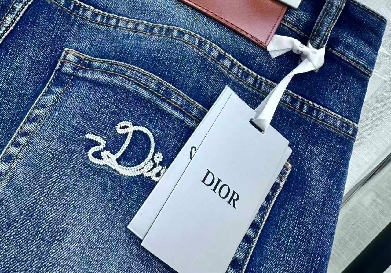 Dior - Slim-Fit Distressed Denim Jeans
