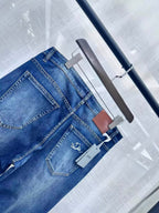 Dior - Slim-Fit Distressed Denim Jeans