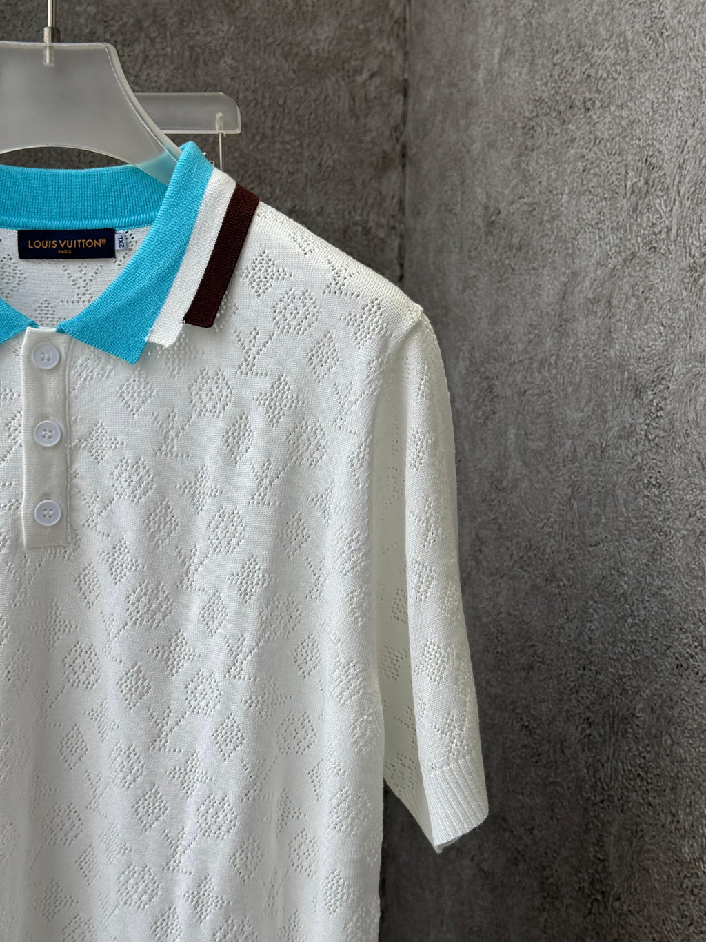 Louis Vuitton - Monogram Mesh Knit Polo