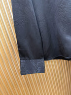 Versace - Black Medusa Jacquard Silk-Satin Set