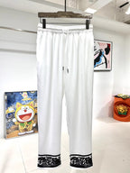 Versace - White Monochrome Barocco Print Two-Piece Set