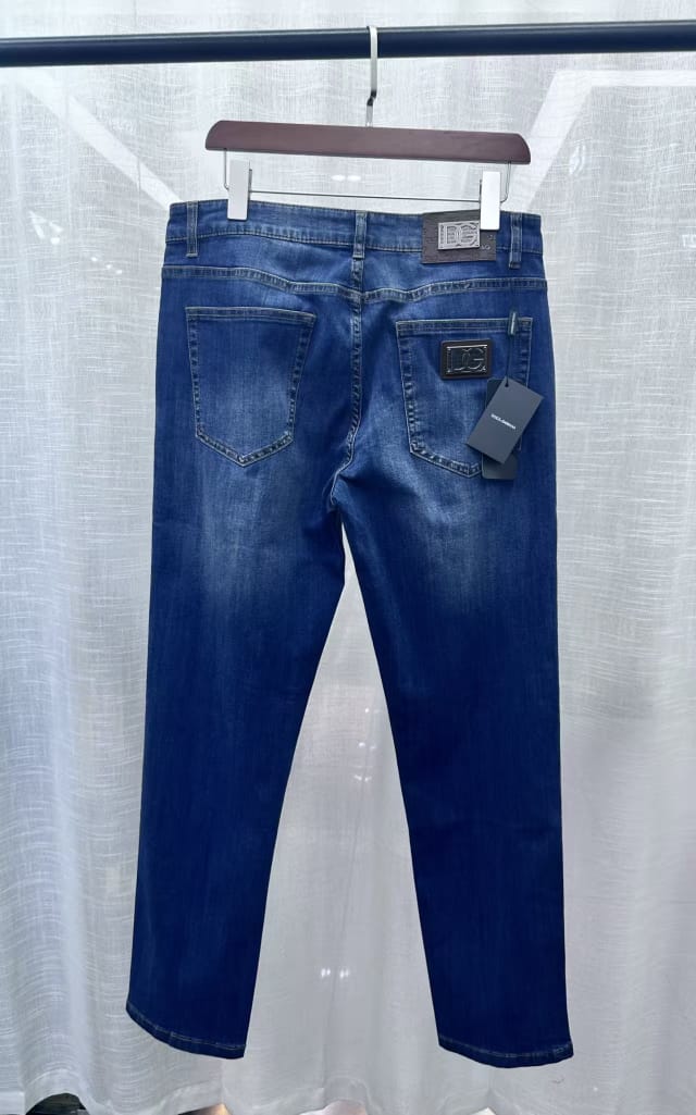 Dolce & Gabbana - Premium Blue Wash Slim-Straight Denim Jeans